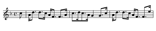 Mrs. Gordon of Belsies - staff notation