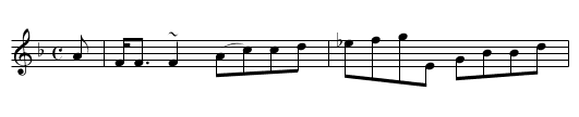 Mrs Gordon of Knockespoch - staff notation