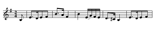 Mrs. Gordon’s Favorite - staff notation