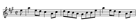 Mrs. Gray of Québec - staff notation