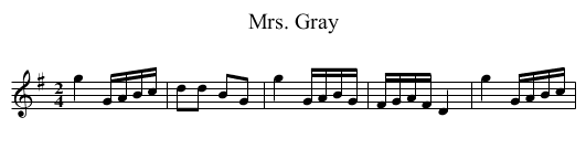 Mrs. Gray - staff notation
