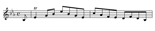 Mrs. Grieve's Reel - staff notation