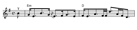 Mrs. Gunn's Strathspey - staff notation