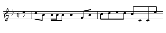 Mrs. Hamilton of Wishaw - staff notation