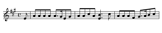 Mrs Hamiltons of Wishaws Strathspey - staff notation