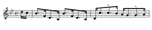 Mrs. Hardie’s Strathspey - staff notation
