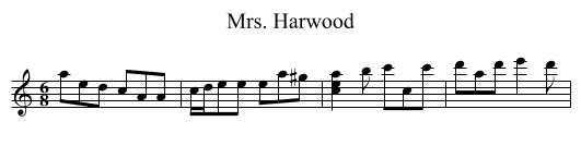 Mrs. Harwood - staff notation