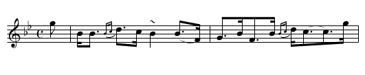 Mrs Henry Lumsden of Tillwhilly's Strathspey - staff notation