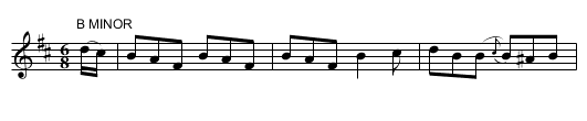 Mrs Hogan's Goose -- jig - staff notation