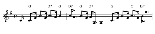 Mrs James Macinnes, Edinburgh - staff notation