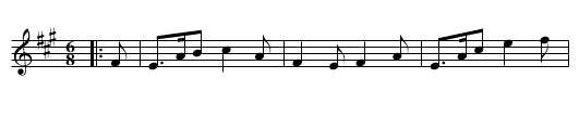 Mrs. Jamieson's Favourite - staff notation