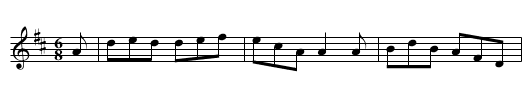 Mrs John Stirling's Jig - staff notation