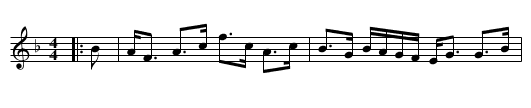 Mrs. Joseph Lowe's Strathspey - staff notation