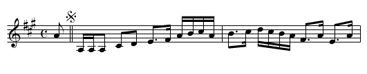 Mrs. Keith Macdonald's - staff notation