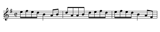 Mrs. Kennedy of Greenan - staff notation