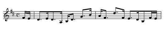 Mrs. Laird of Strathmartin - staff notation