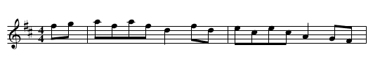 Mrs Leis Hornpipe - staff notation