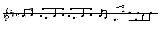 Mrs. Leitch's Strathspey. - staff notation
