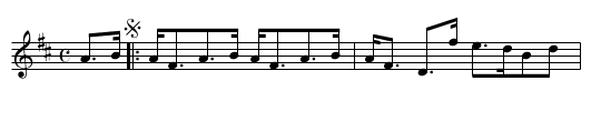Mrs Leitch's Strathspey - staff notation