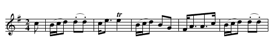 Mrs Macdoall Grant's Strathspey - staff notation