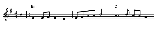 Mrs MacIntyre of Boglily - staff notation