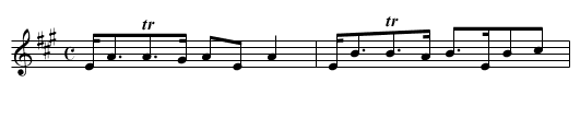 Mrs. Mackinzie of Cromarty's Strathspey - staff notation