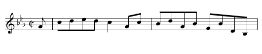 Mrs. MacPherson Gibston - staff notation