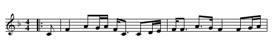 Mrs. Major Mitchell's Strathspey - staff notation