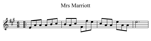 Mrs Marriott - staff notation