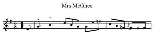 Mrs McGhee - staff notation