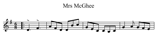 Mrs McGhee - staff notation