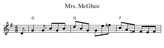 Mrs. McGhee - staff notation