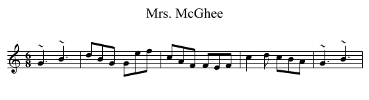 Mrs. McGhee - staff notation