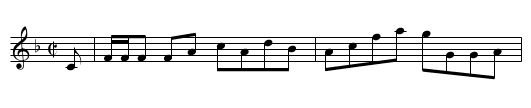 Mrs. McLeod of Colbeck - staff notation