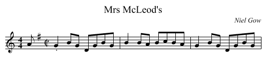 Mrs McLeod's - staff notation