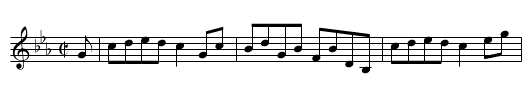 Mrs. McPherson's Reel - Gibston - staff notation