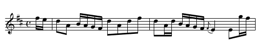 Mrs. Menzies of Culdare's Strathspey. - staff notation