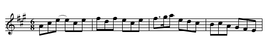 Mrs. Muir McKenzie’s Fancie - staff notation