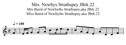 Mrs. Newbys Strathspey JBrk.22 - staff notation