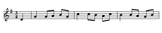 Mrs Parker's Waltz - staff notation