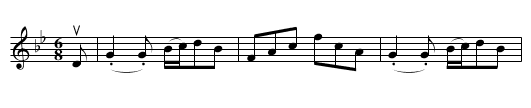 MRS. RIGG -- Jig - staff notation