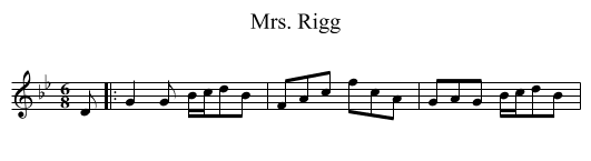 Mrs. Rigg - staff notation