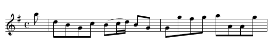 Mrs. Robert Chambers - staff notation