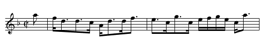 Mrs. Rose's Strathspey [1] - staff notation