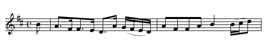 Mrs. Smith’s Strathspey - staff notation