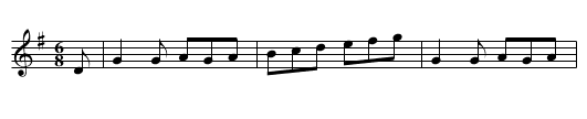 Mrs. Spens Monro’s Jig - staff notation