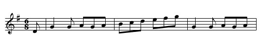 Mrs. Spens Monro's Jig. - staff notation