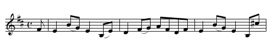 Mrs. Stewart (Kirkmichael's) Reel - staff notation