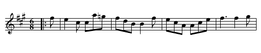 Mrs. Stewart's Fancy - staff notation