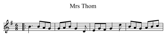 Mrs Thom - staff notation